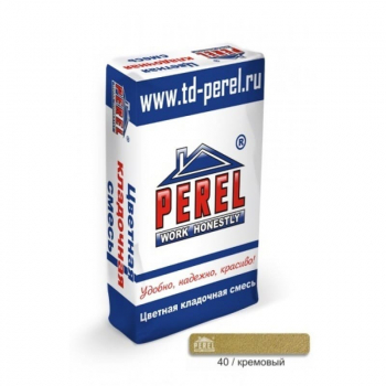 Цветная кладочная смесь Perel SL кремовая 25 кг